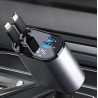 Foivozs [Type-C 100W/Lightning 20W Rapid Charging] 4 Port Car Charger